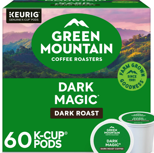 Green Mountain Coffee Roasters, Dark Magic Dark Roast K-Cup Coffee Pods, 60 Count