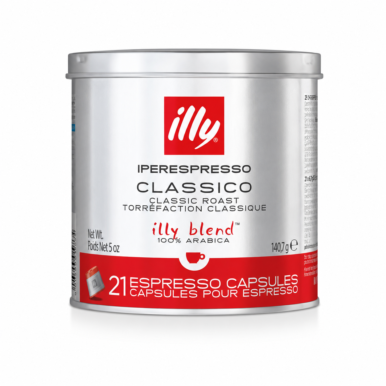 illy Coffee iperEspresso Capsules Single-Serve Coffee Capsules & Pods Single Origin Coffee Pods Classico Medium Roast with Notes of Caramel 21ct