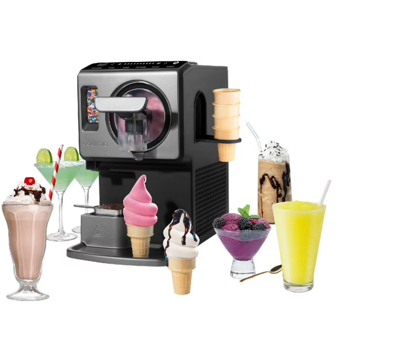 Gourmia 2 Quart Automatic Soft Serve Ice Cream and Frozen Drink Maker (open box)