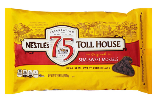 Nestle Chocolate Semi-Sweet Morsels (72 oz. bag) 4lbs