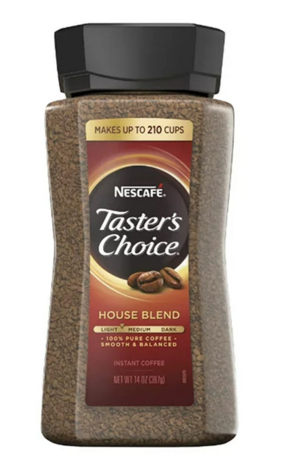 Nescafe Taster's Choice House Blend Instant Coffee, 14 Ounce Jar