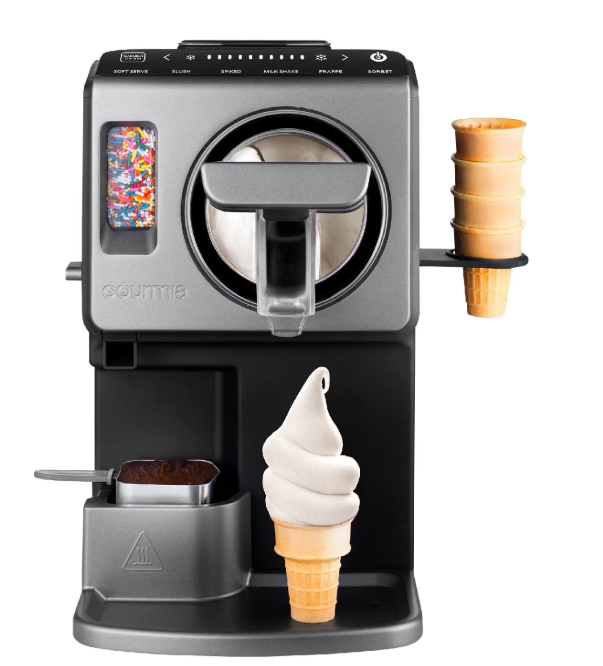 Gourmia 2 Quart Automatic Soft Serve Ice Cream and Frozen Drink Maker (open box)
