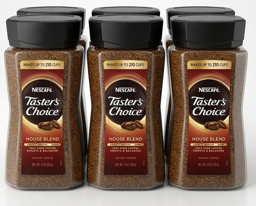 Nescafe Taster's Choice House Blend Instant Coffee, 14 Ounce Jar